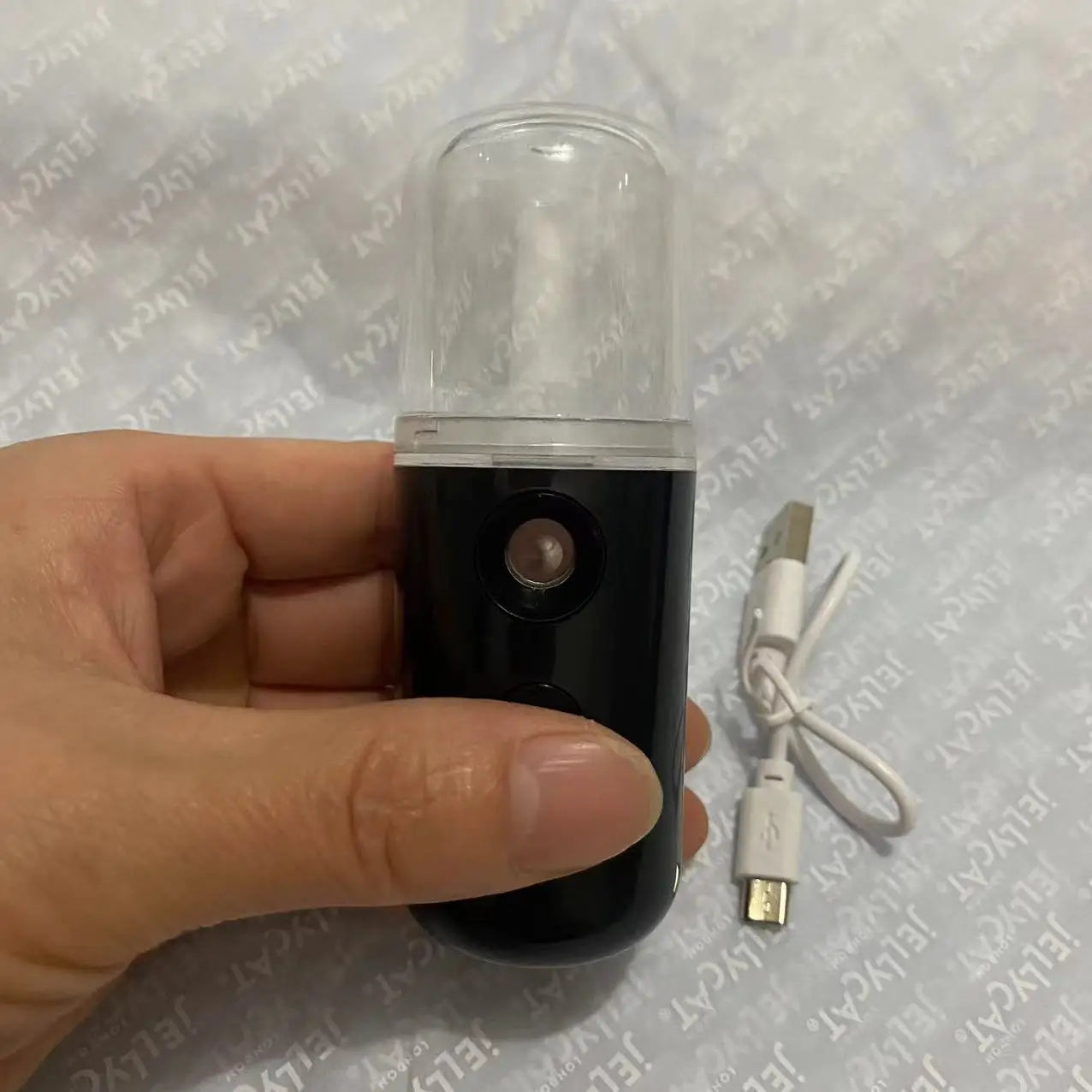 Mini Portable Humidifier Facial Steamer Device Beauty Spray Hydrating Apparatus Cold Spray Apparatus Rechargeable Nano Spray