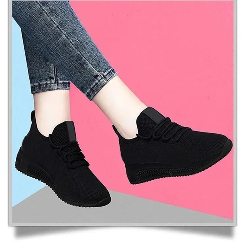 Fashionable Breathable Round Toe Sneakers