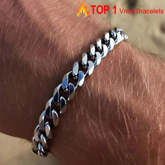 Curb Chain Bracelet for Men