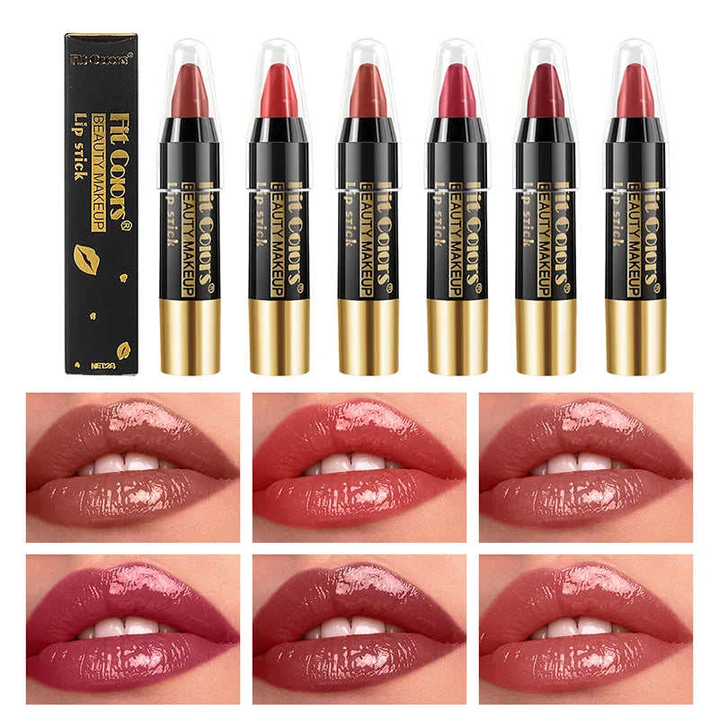 Fit Colors 6-Color Nourishing Lip Crayons