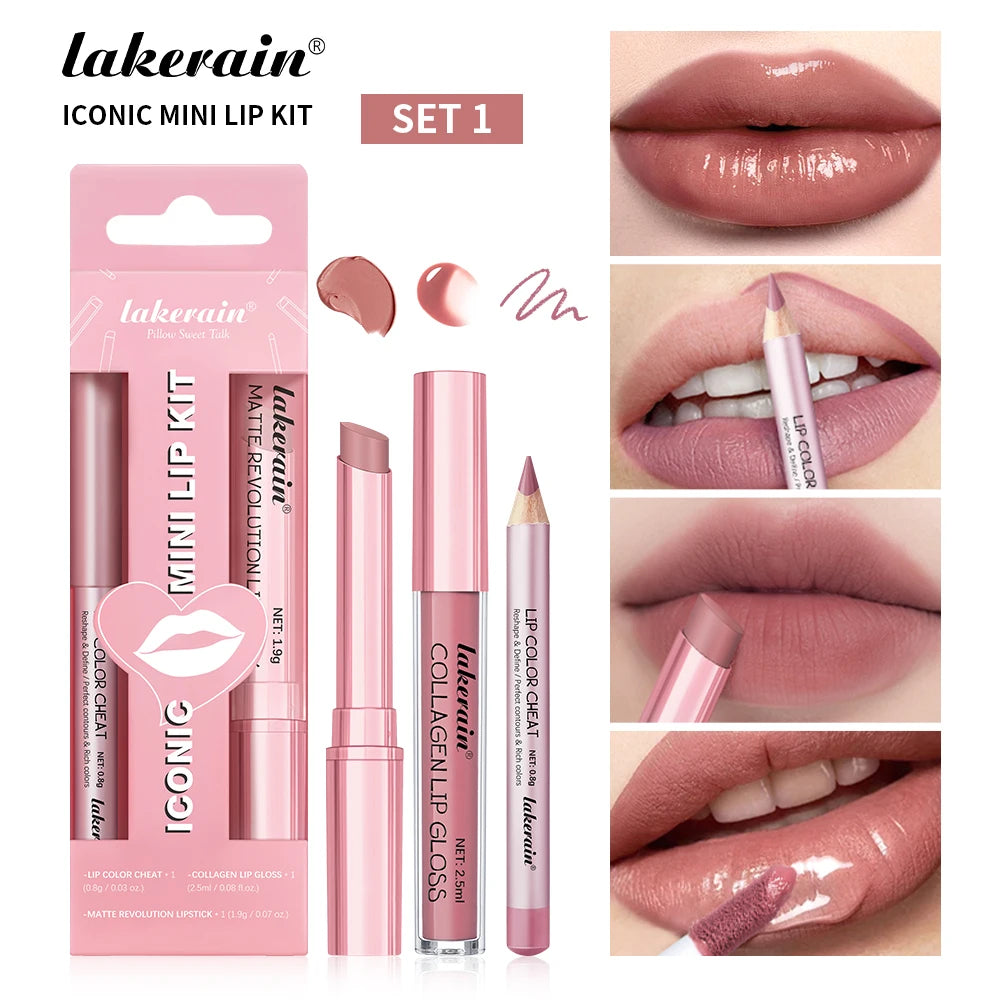 Lip Combo Matte Lipstick + Lip Liner Pen