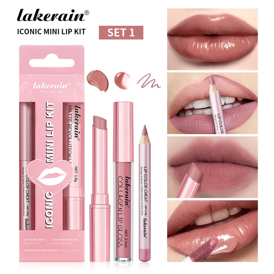 Lip Combo Matte Lipstick + Lip Liner Pen
