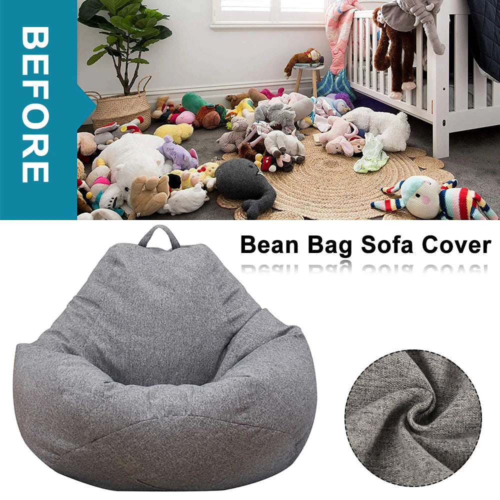 Lazy Sofas Cover Large Bean Bag Cover