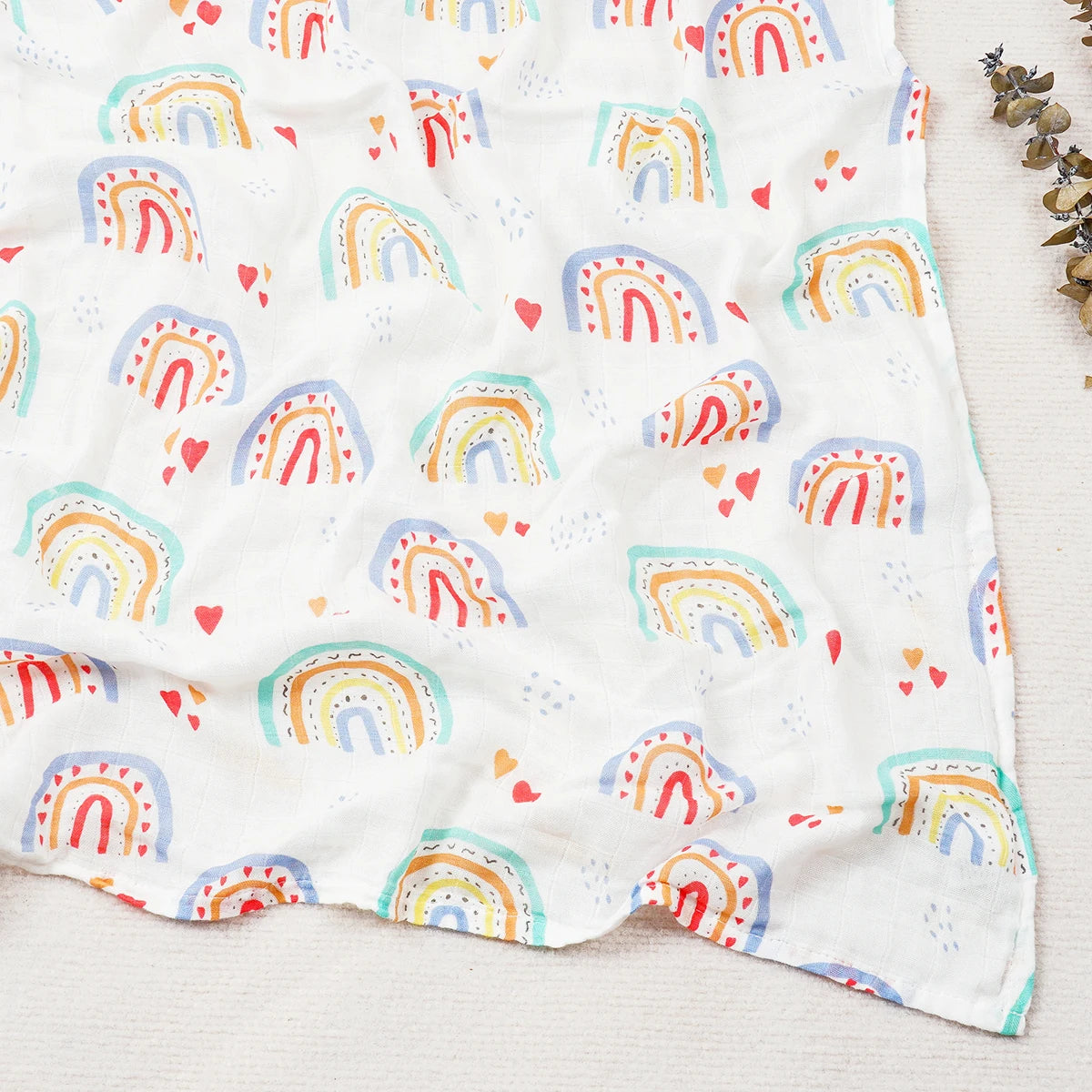 Cute Soft Print Baby Towel Wrap