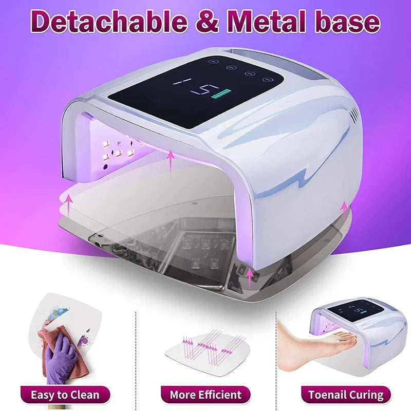 Mirror Reflective Nail Lamp Dryer