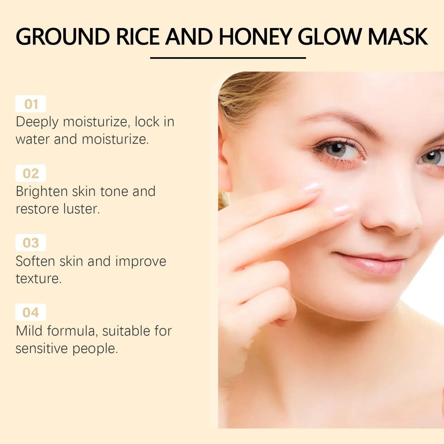 Rice & Honey Face Mask Moisturizing Mask