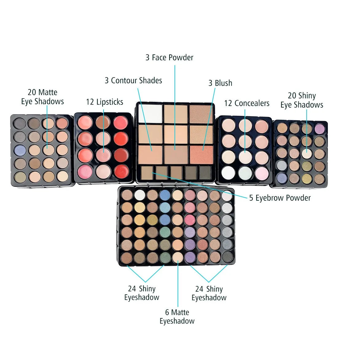 127pcs Professional Makeup Kit for Women