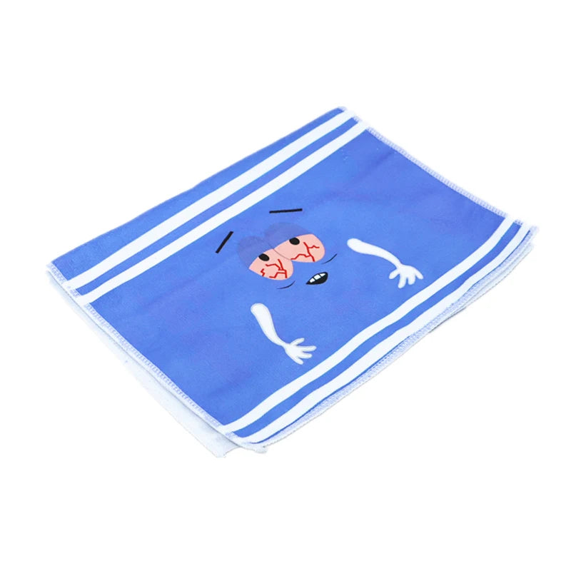 Cartoon Expression Soft Towel Cute Printing Quick-drying Double-sided Velvet Absorbent Towel Bath Wash Face Towel For Children