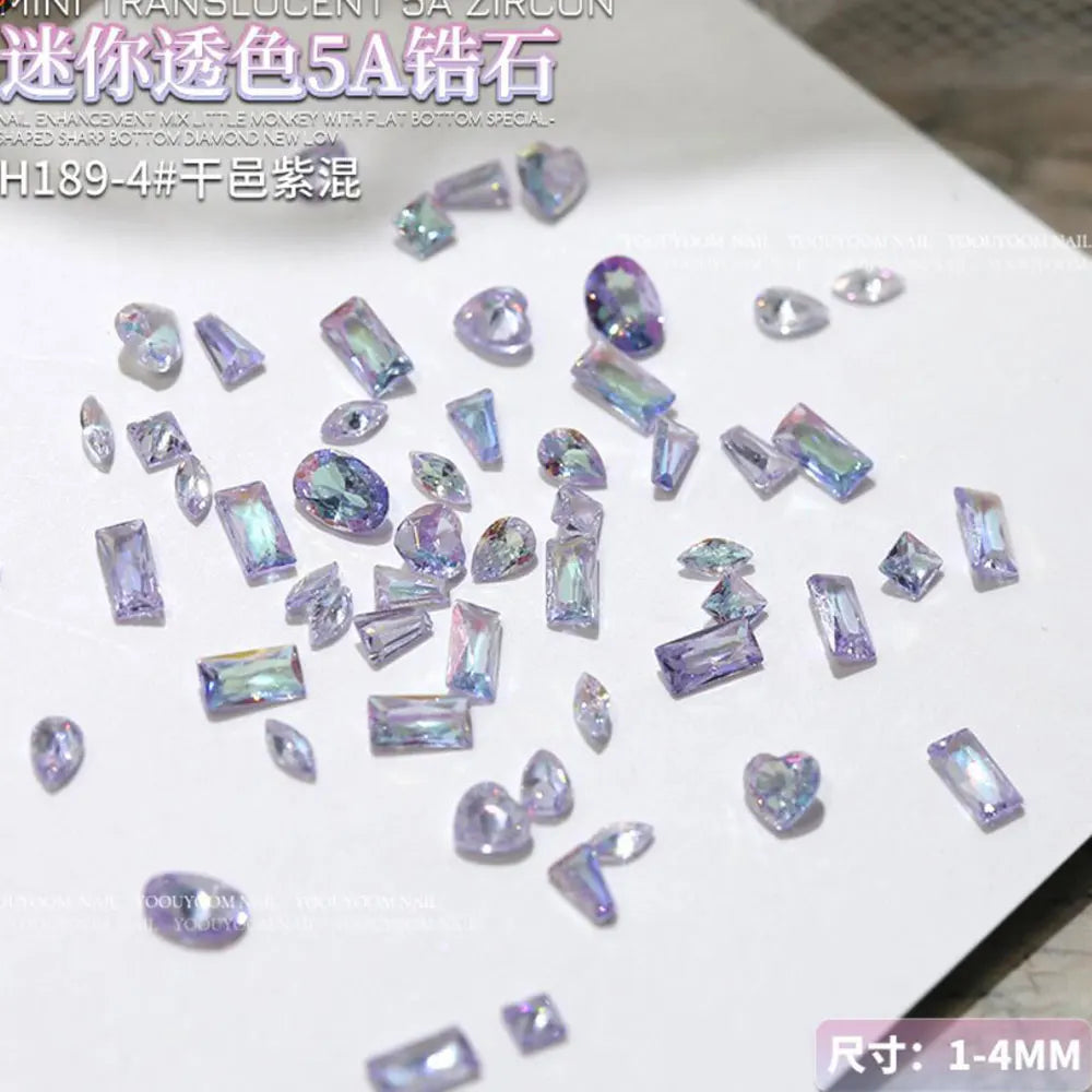 Shiny Zircon Rhinestones Nail Charms