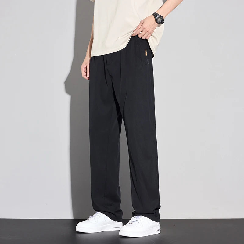 Summer Thin Men's Soft Lyocell Casual Pants