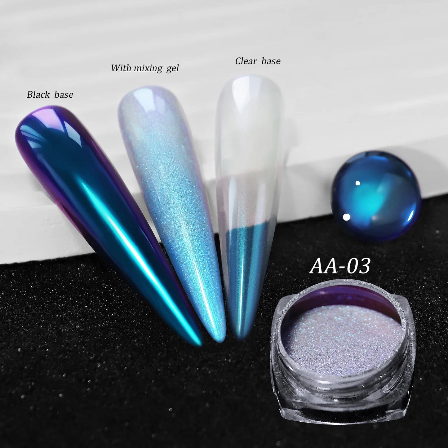 Chrome Laser Nail Powder
