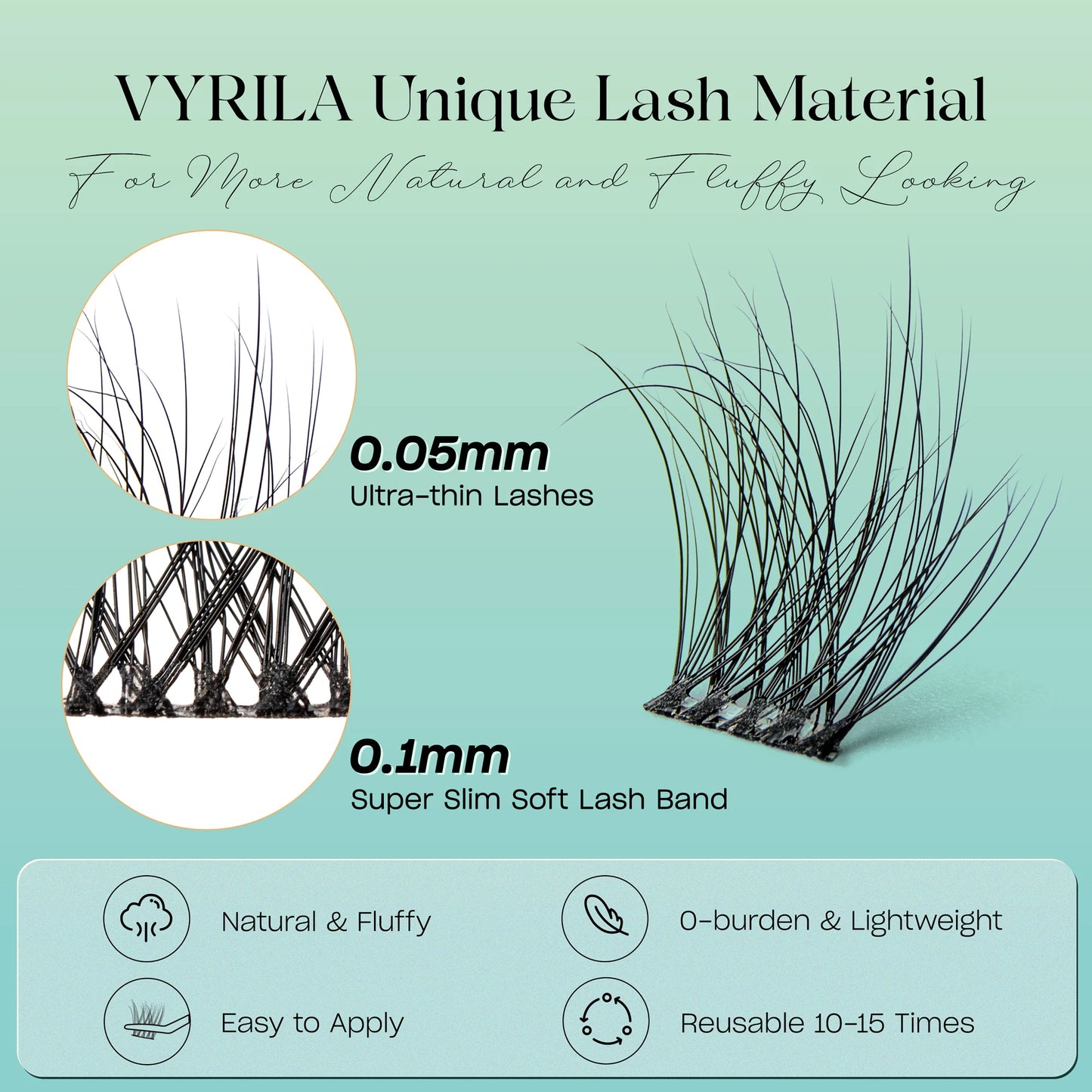 Individual Lashes Cluster