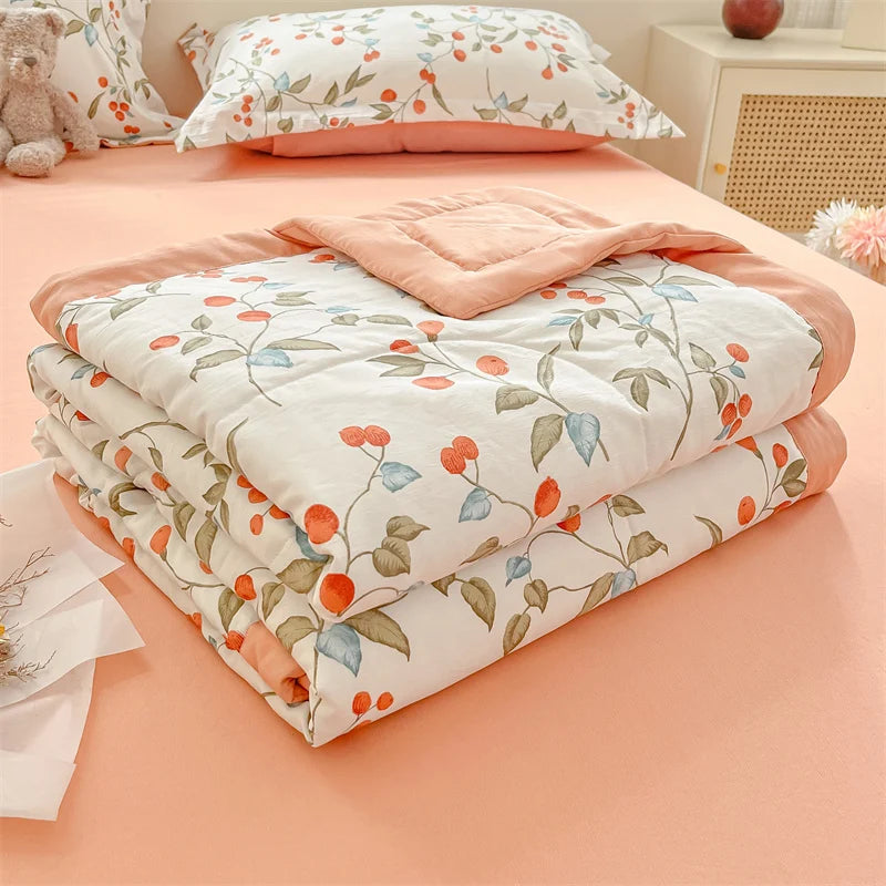Printed Thin Duvet Blanket