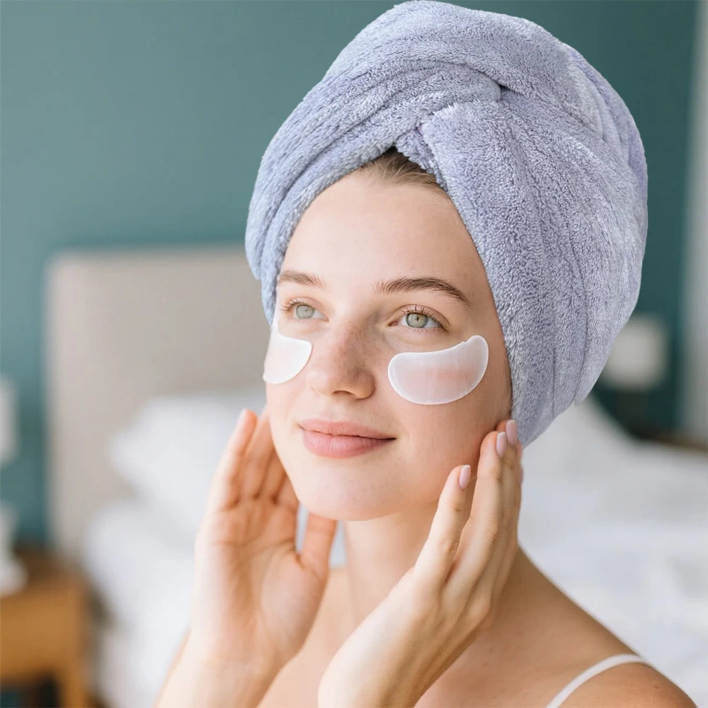 Wide tailed dry hair cap