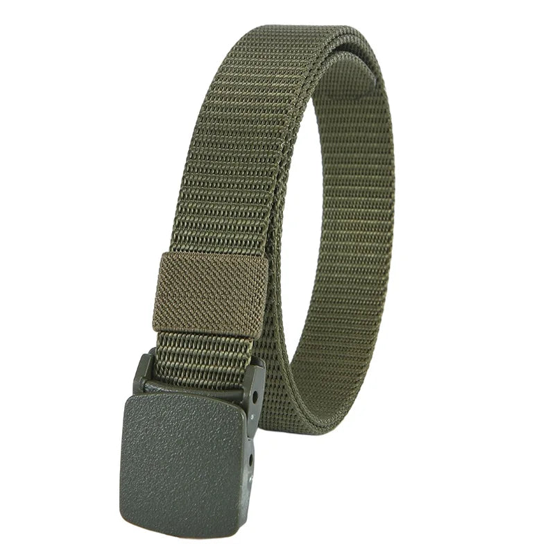 Military Unisex Automatic Buckle Nylon Belt
