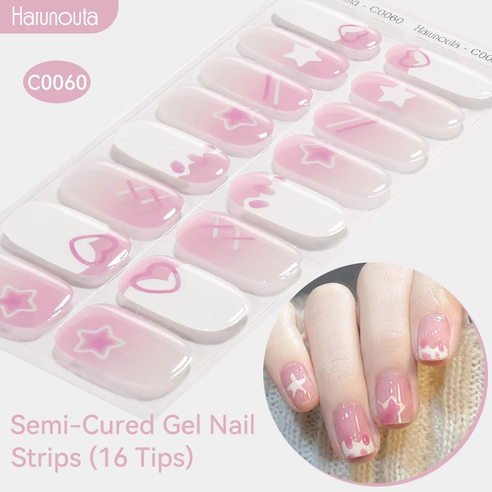 Gradient Semi Cured Gel Nail Strips