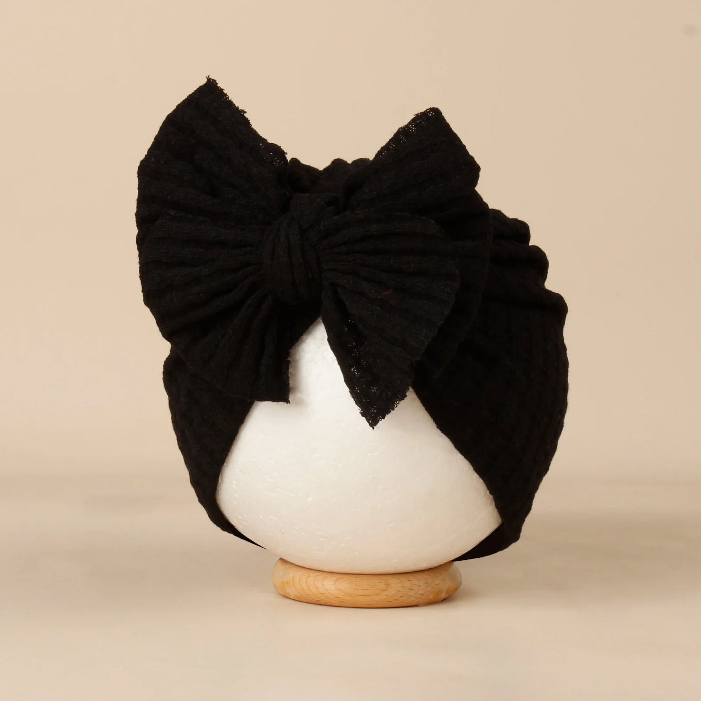 Lovely Bow knot Knitted Baby Head Wraps