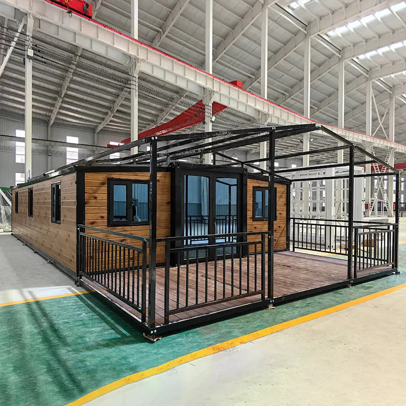 Tiny House Home 2 3 Bedrooms Folding Expandable Sun Room Homestay Sheds Storage Prefabricated Container House Mobile 20ft 40ft