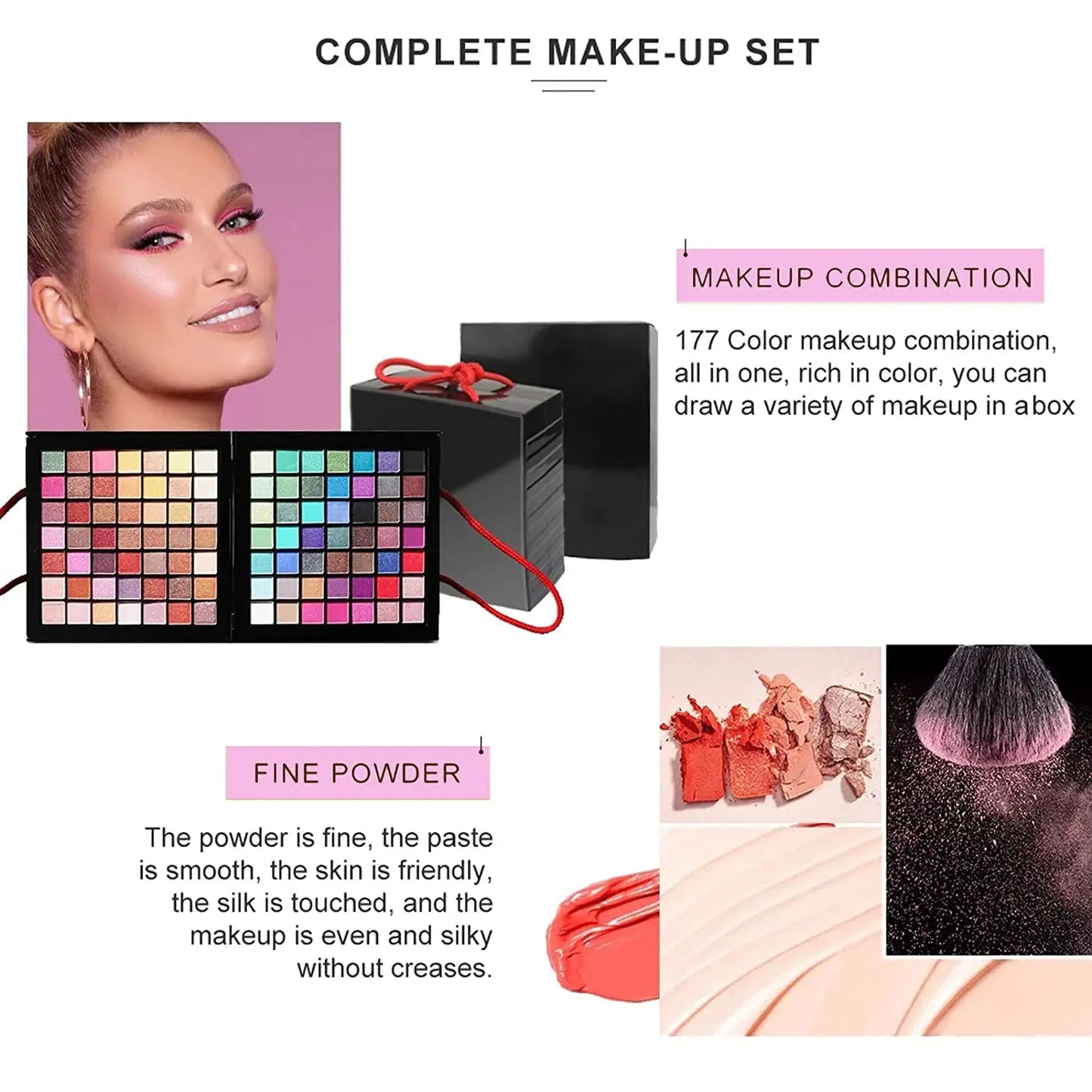 Full 177 Color Makeup Kit