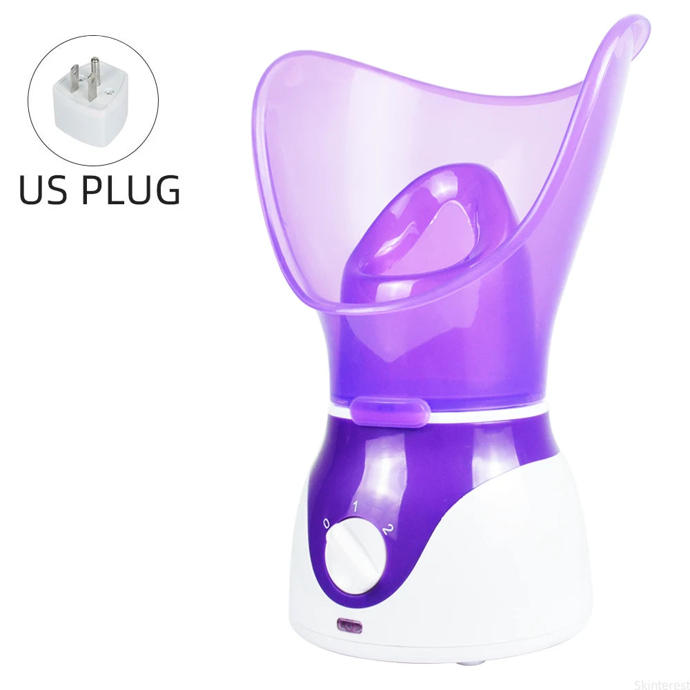 50ML Facial Steamer Nose Steamer Hot Sprayer Face Humidifier Skin Moisturizing Pores Cleansing Skin Deep Hydration Control Oil