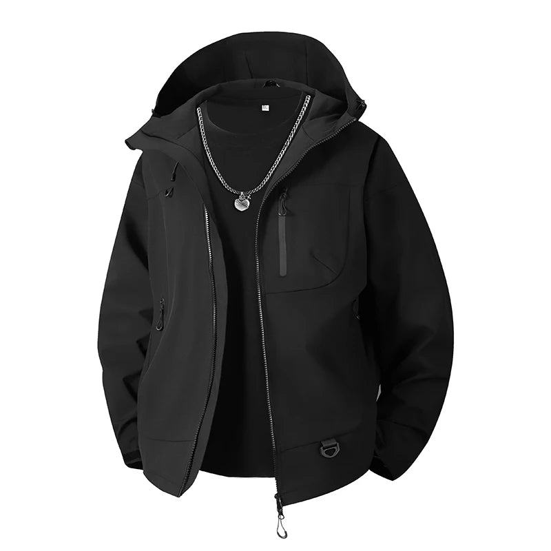Windbreaker Hooded Zip Up Hiking Jackets
