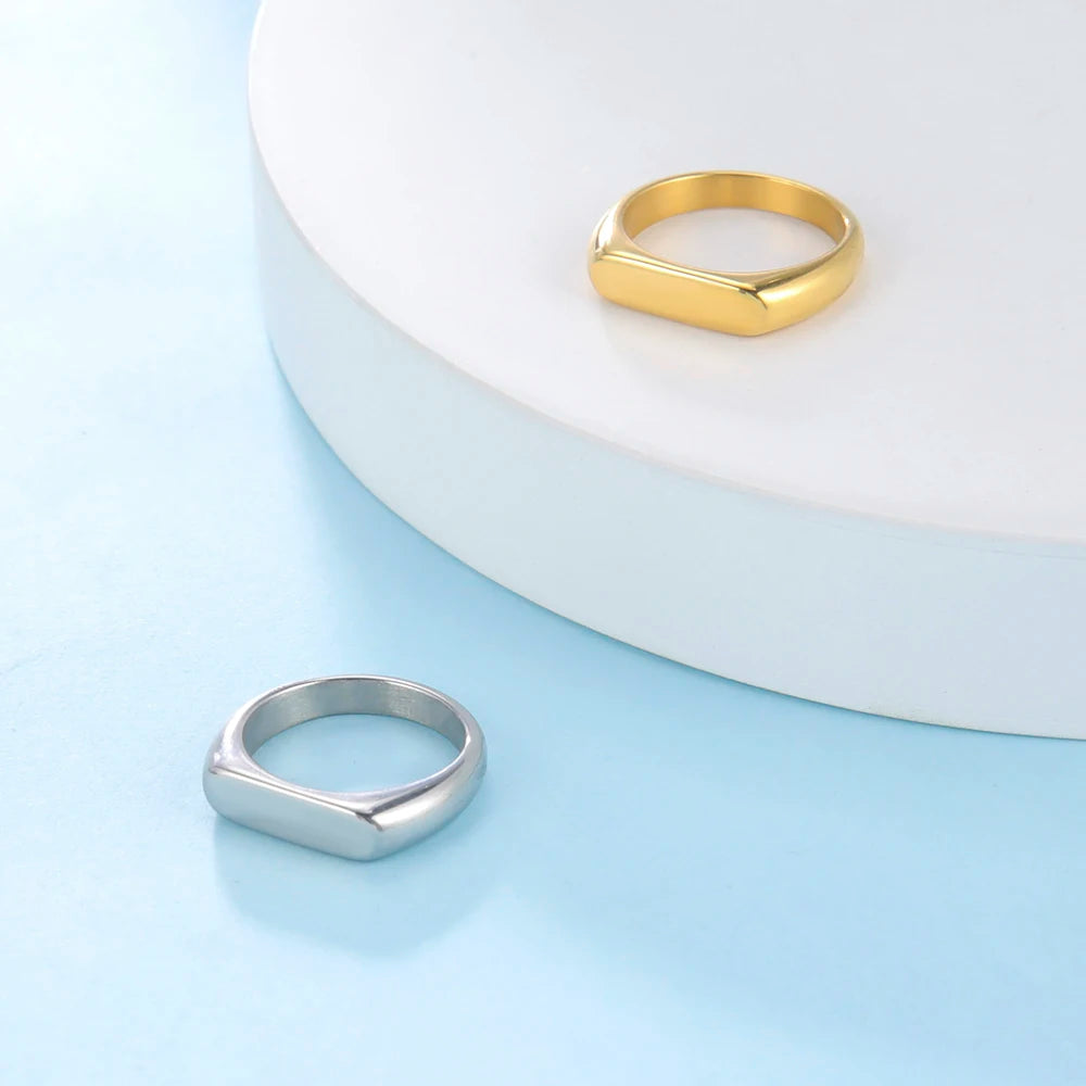 Signet Rings for Men Women