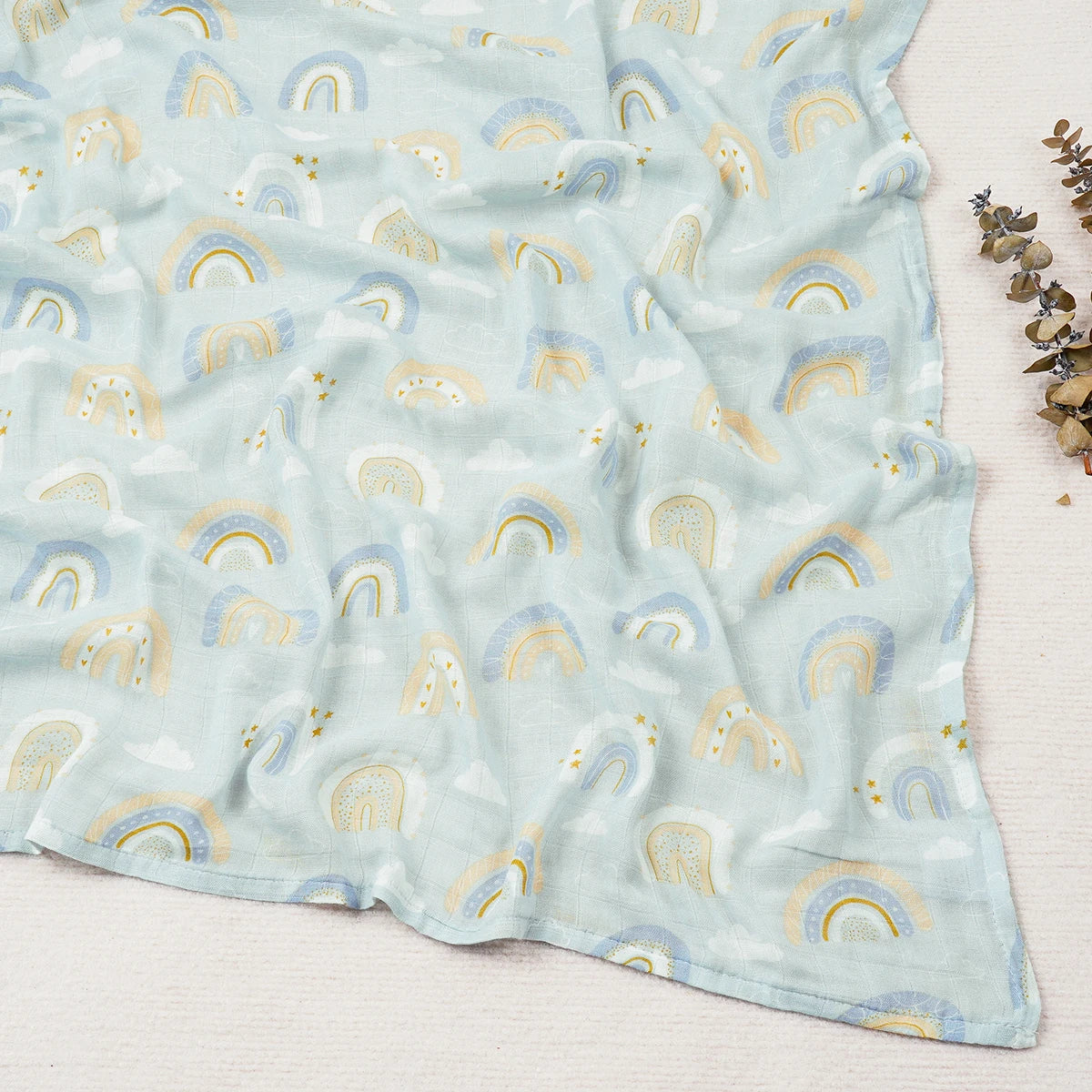 Cute Soft Print Baby Towel Wrap