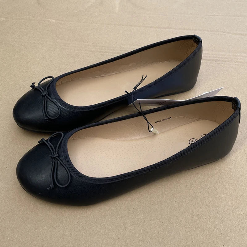 Elegant Bow knot Ballet Flats Classic Shoes