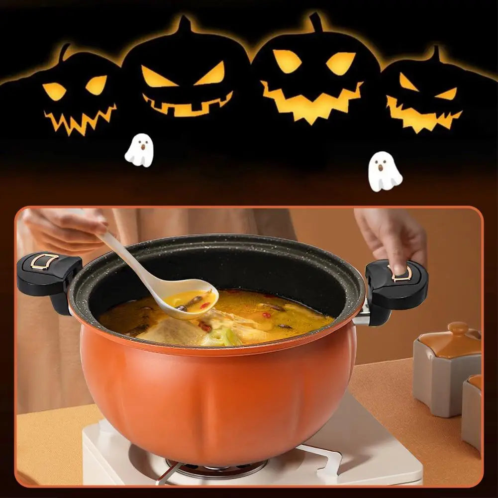 8L Large Capacity Pumpkin Micro Pressure Pot Household Kitchen Cooker Stew Soup /steamer Pot Non Stick Cooking Pot