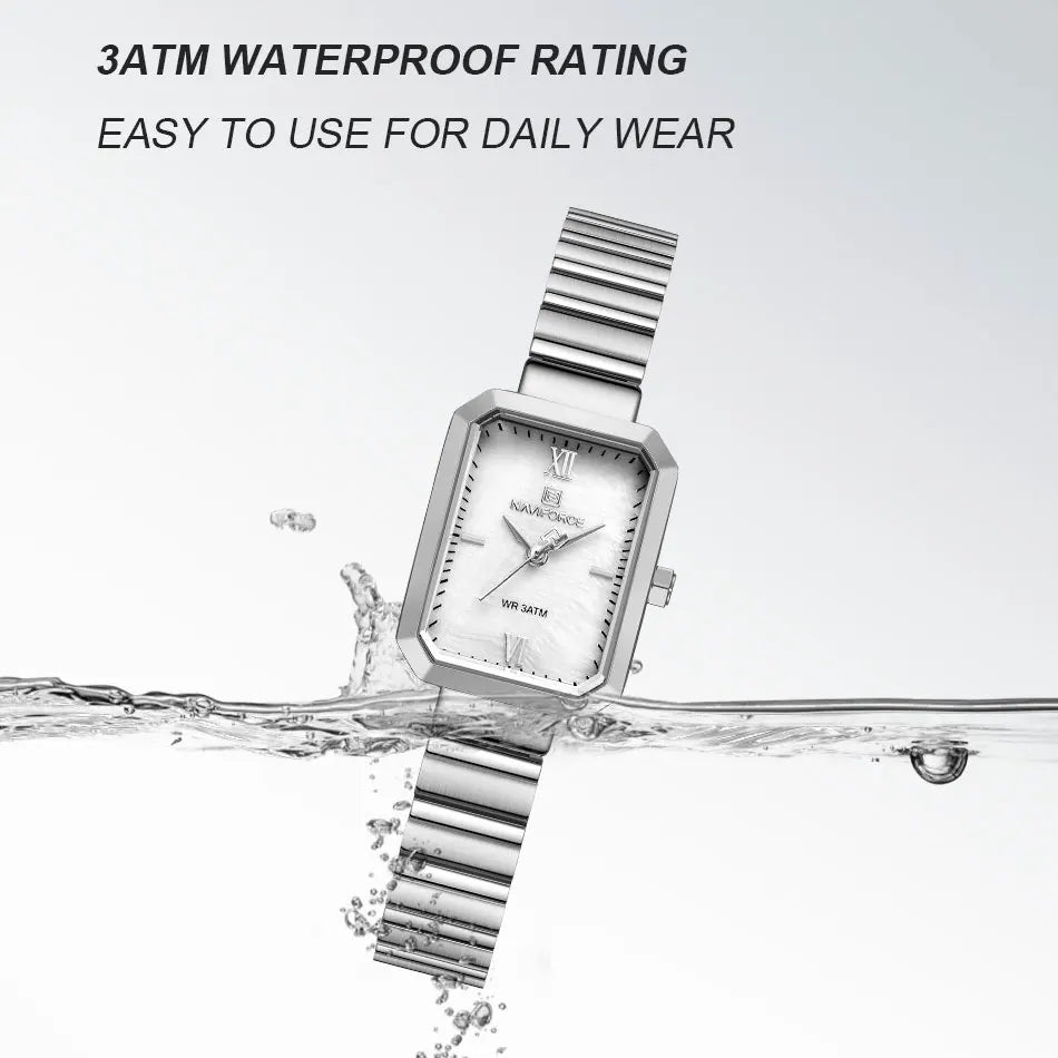 Unisex Square Quartz Watch