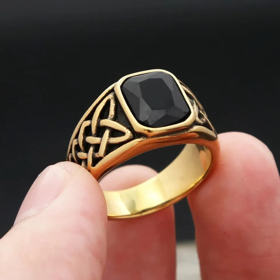 Fashion Vintage Nordic Vikings Knot Rings