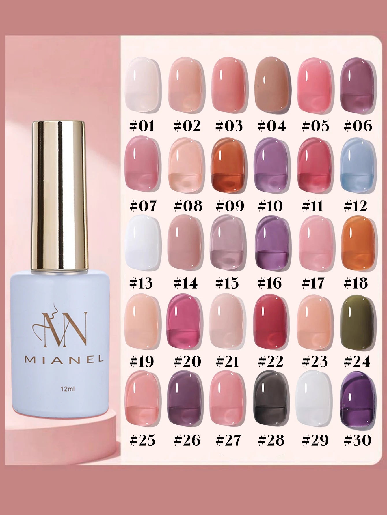 Pure Desire Blush Jelly Gel Nail Polish