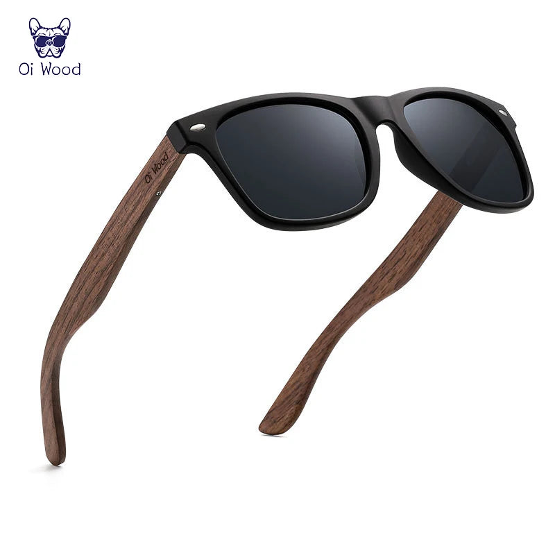 Natural Wooden Polarized Fashion Sun Glasses