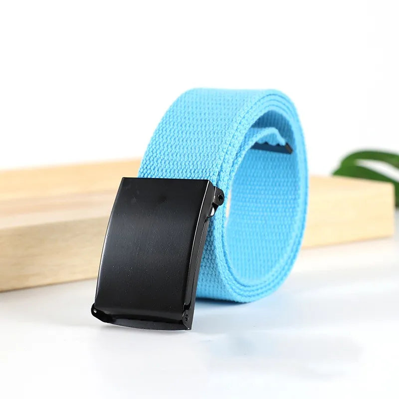 Fashion New Unisex Trousers Canvas Belt
