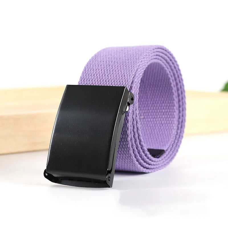 Fashion New Unisex Trousers Canvas Belt