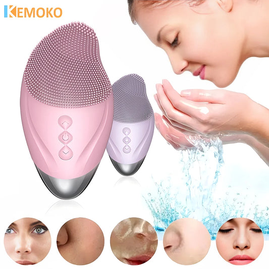 USB Facial Rechargeable Silicone Cleansing Brush