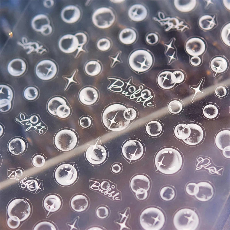 Soft Relief Decoration Nail Art Stickers