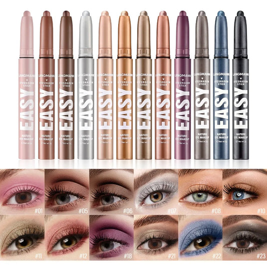 New Shimmer Matte Multi-Color Eyeshadow Sticks
