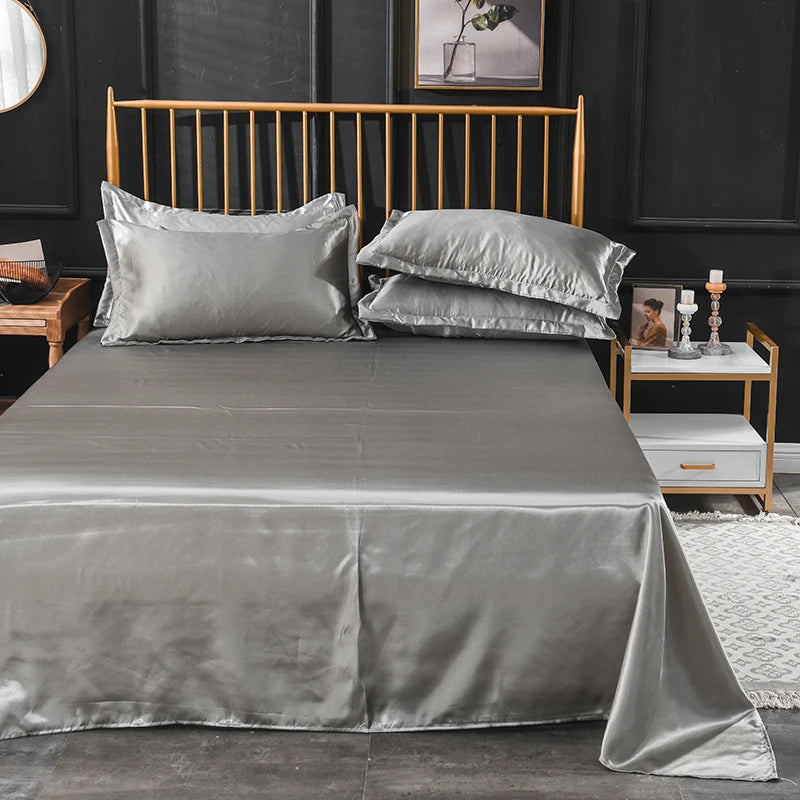 High End Satin Luxurious Bed Sheets Set