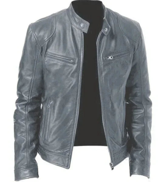 Winter Fashionable PU Leather Men Jacket