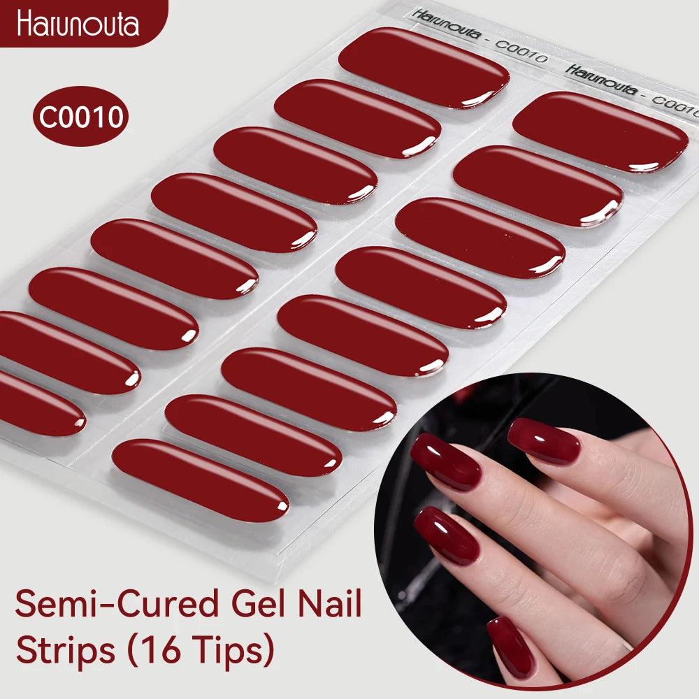 Semi Cured Gel Nail Sticker