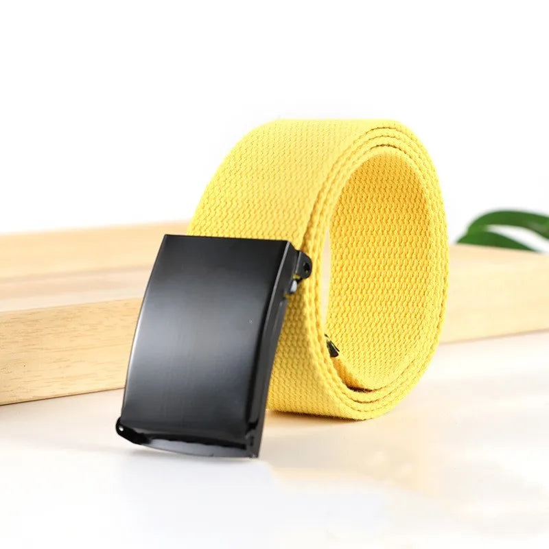 Fashion New Unisex Trousers Canvas Belt