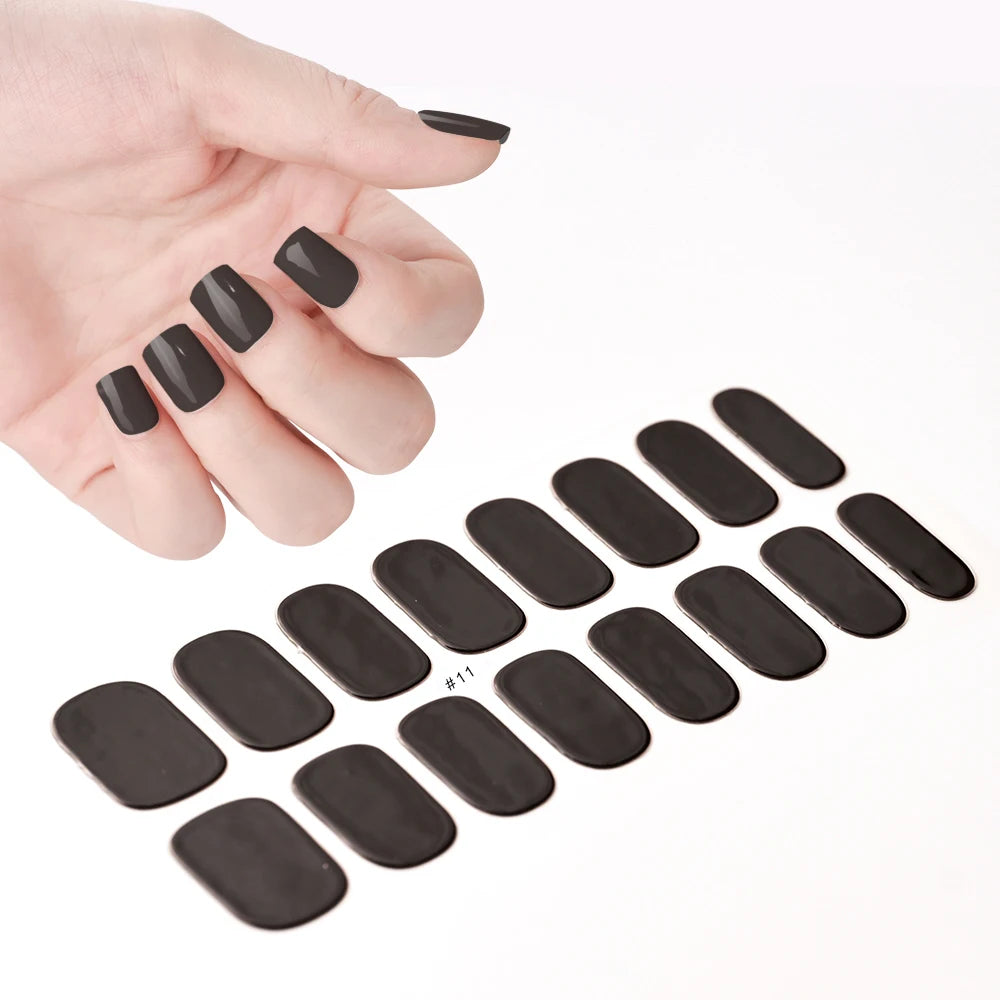 Transparent Semi Cured Gel Nail Strips