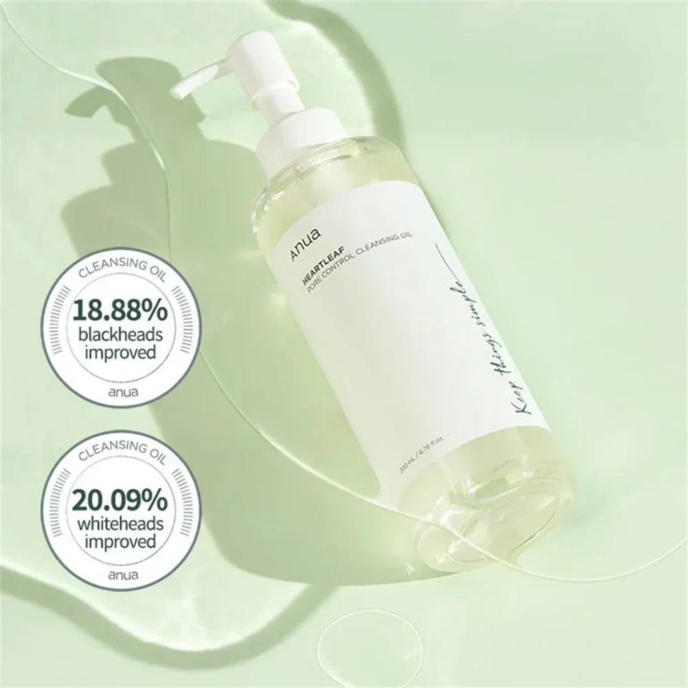 Skincare Heart Leaf Toner Pore Cleansing Oil