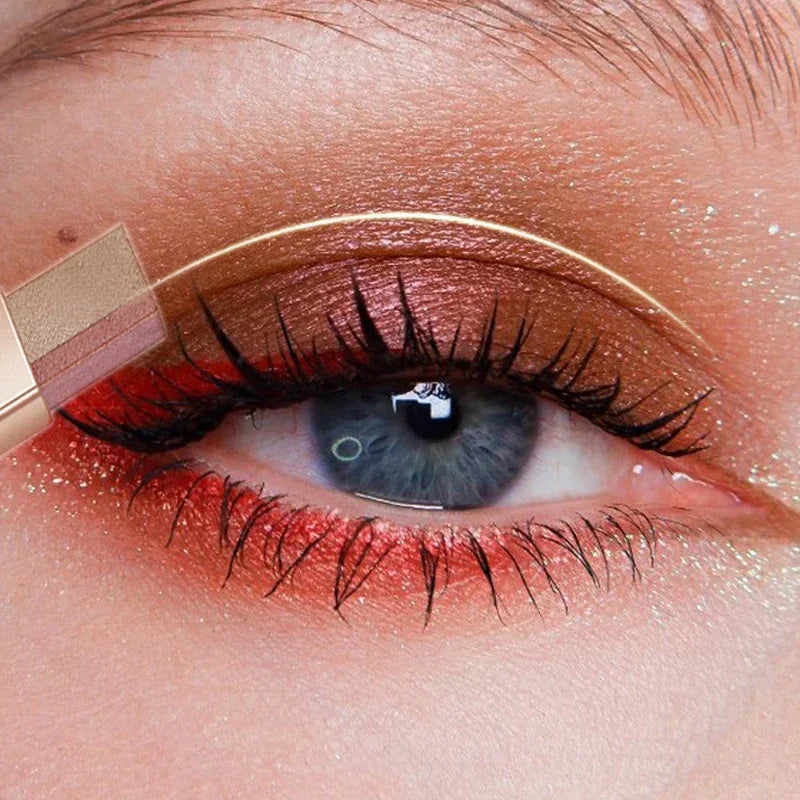 6 Colors Double Color Glitter Eye Shadow