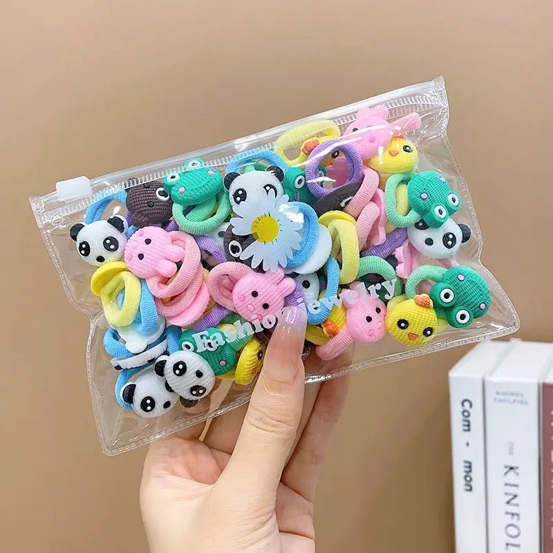 Cute Cartoon Rubber Elastic Hair Bands