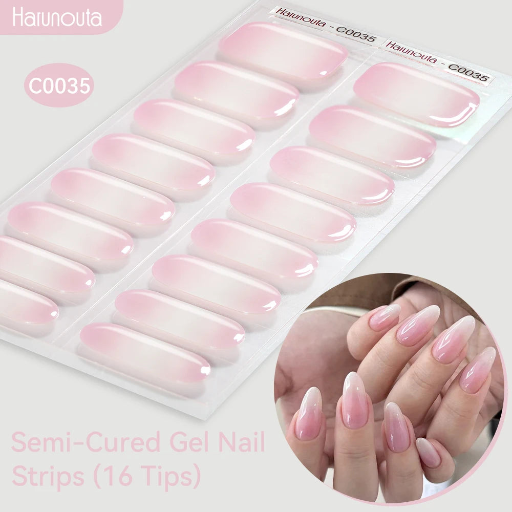 Gradient Semi Cured Gel Nail Strips