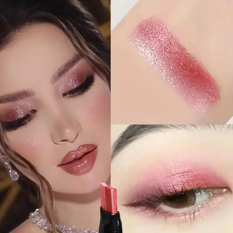 Glitter Double Color Gradient Eye shadow Stick Pencil