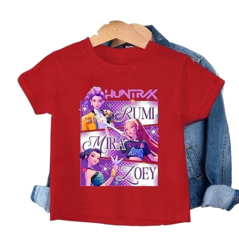 Children's K Pop Demon Hunters Fashion T Shirt
