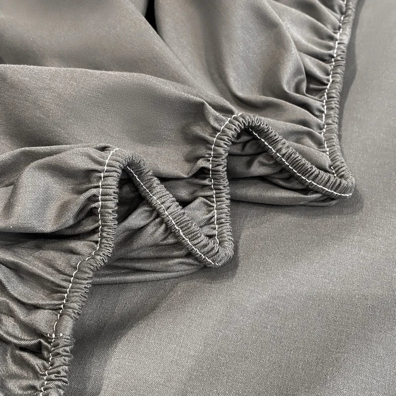 Fiber Fitted Bed Sheet Pillowcase Set